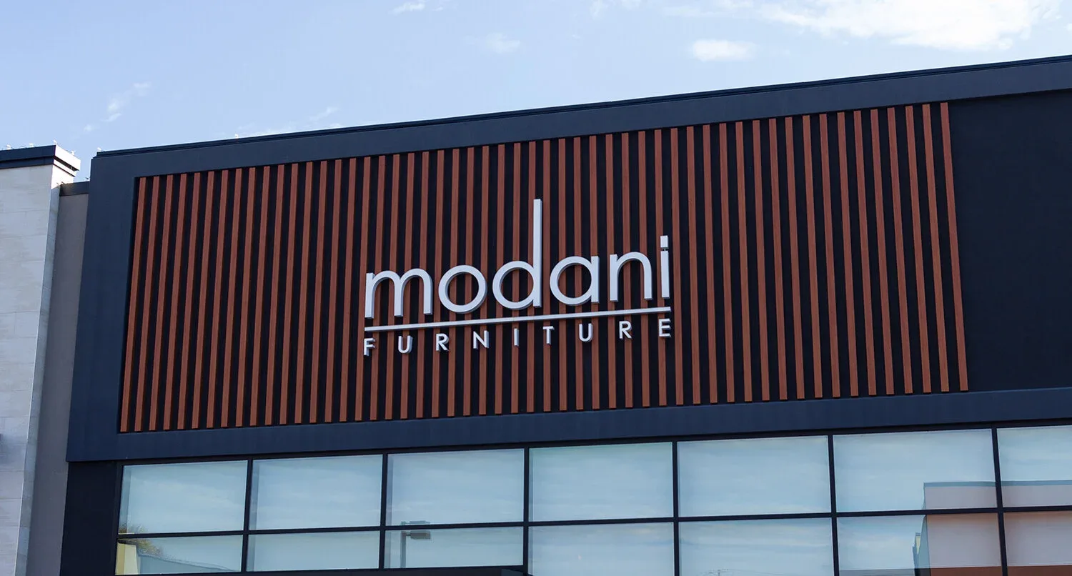 Modani Furniture retail interior, Paramus, NJ